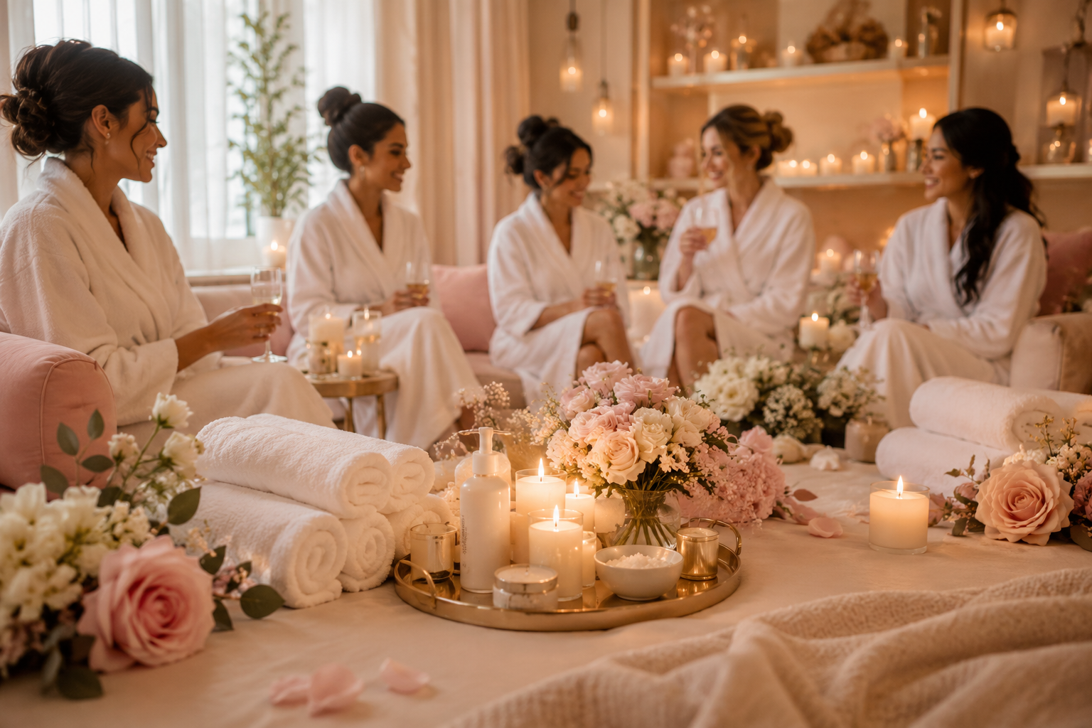 Bridal and private group mobile spa service